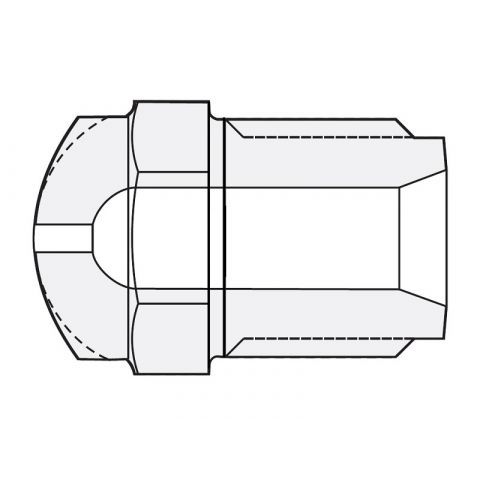 Šoba, 38mm, 12.7mm rad, odprtina