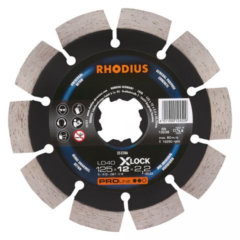 Plošča rezna diamantna LD40 X-LOCK