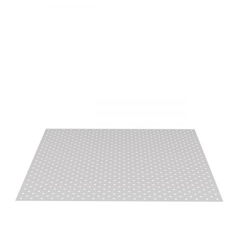 Aluminijasta plošča z izvrtinami v diagonalnem rasterju za mizo 220045 (2x 220201.D)