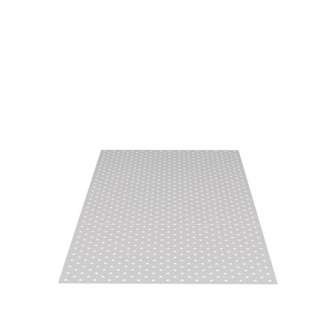 Aluminijasta plošča z izvrtinami v diagonalnem rasterju za mizo 220040 (3x 220206.D)
