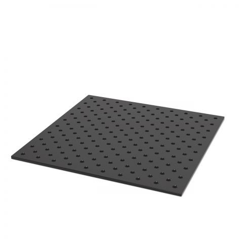 Izvrtinska plošča S355J2+N 1000x1000x18 plazmanitrirana Diagonalna mreža
