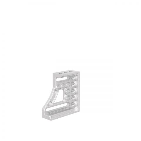 Naslonski in vpenjalni kotnik 300 GK levo ‐ Aluminij titanski