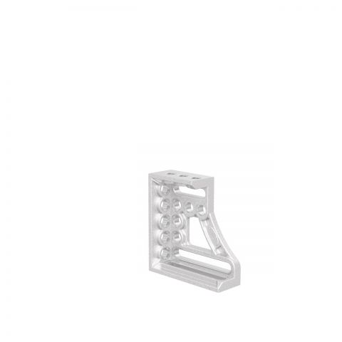 Naslonski in vpenjalni kotnik 300 GK desno ‐ Aluminij titanski
