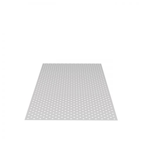 Aluminijasta plošča z izvrtinami v diagonalnem rasterju za mizo 280040 (3x 280206.D)