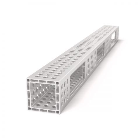 Alu profil U-oblika 1200x100x100