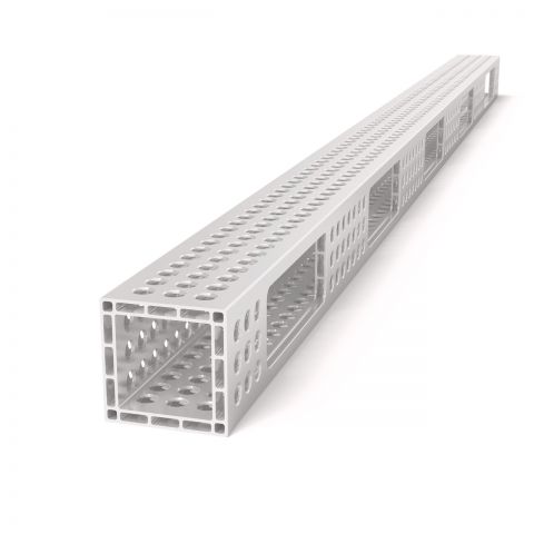 Alu profil U-oblika 2000x100x100