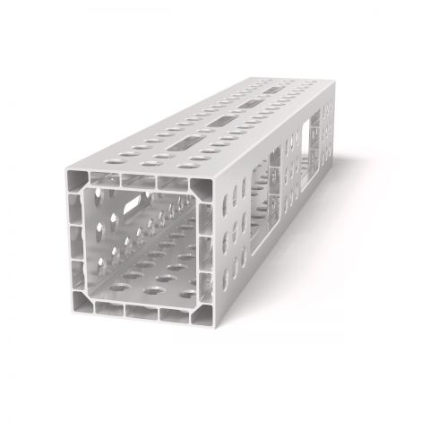 Alu profil U-oblika 1000x200x200 z vzdolžnim utorom