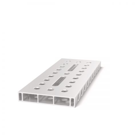 Alu profil naslon 500x200x36 z vzdolžnim utorom