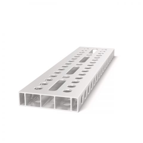 Alu profil naslon 800x200x50 z vzdolžnim utorom