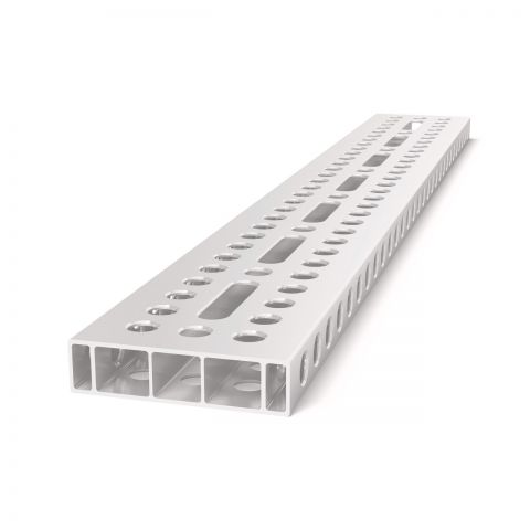 Alu profil naslon 1500x200x50 z vzdolžnim utorom