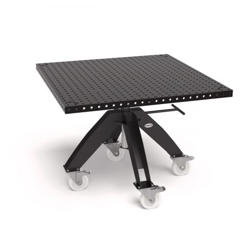 Višinsko nastavljiva obračalna miza Mobilno vklj. Basic zgornji del mize 1200x1200x50