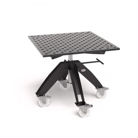 Višinsko nastavljiva obračalna miza Mobilno vklj. Basic zgornji del mize Orodno jeklo X8.7 1000x1000x25
