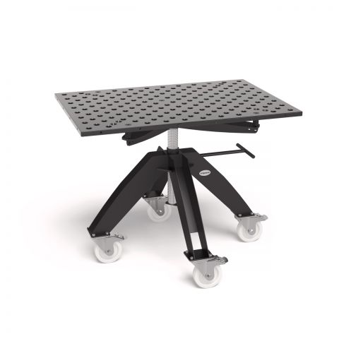 Višinsko nastavljiva obračalna miza Mobilno vklj. Basic zgornji del mize Orodno jeklo X8.7 1200x800x25