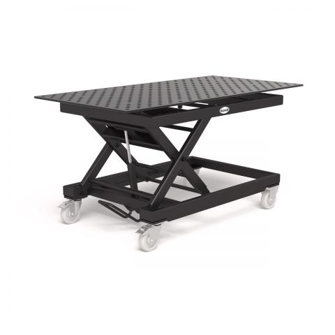 Mobilna dvižna miza 1000 kg vklj. izvrtinska plošča 2000x1000x15