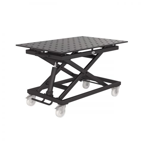 Mobilna dvižna miza 500 kg vklj. izvrtinska plošča 1200x800x15
