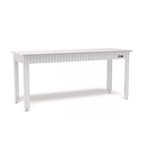 Delovna miza z Alu profili 2000x700