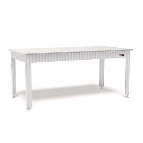 Delovna miza z Alu profili 2000x1000